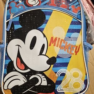 Disney Mickey Mouse Tag with Blue and Red Accents